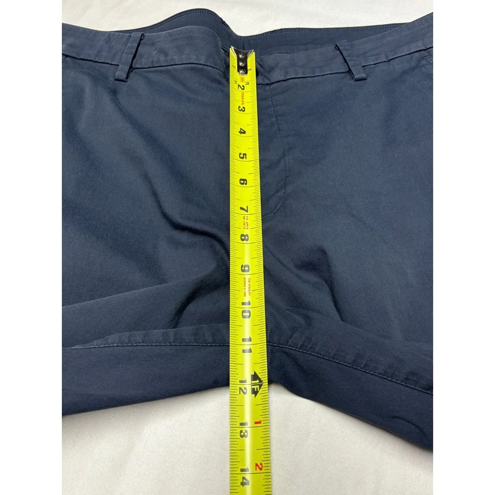 Birddogs Mens Navy Blue Performance Pants Chino Stretch 36x32 Flat Front‎